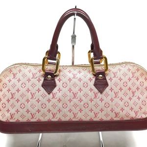 Louis Vuitton LV Hand Bag Almalong Red Monogram Miniin